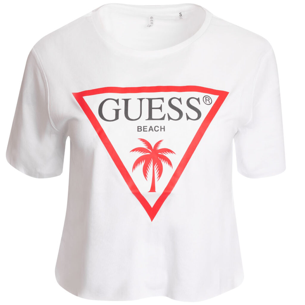 koszulka damska guess z napisem
