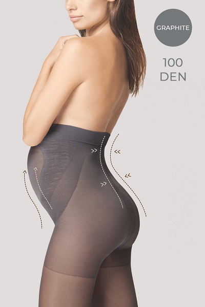 rajstopy_ciazowe_Fiore_body_care_mama_100_DEN_GRAPHITE
